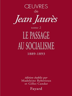 cover image of Oeuvres tome 2